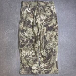 Kryptek Pants Mens Medium Camo Reptile Lizard Cargo Hunting Double Knee 32x25*